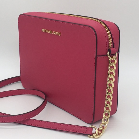 MICHAEL KORS LG EW CROSSBODY Bag ELECTRIC PINK - Picture 4 of 8